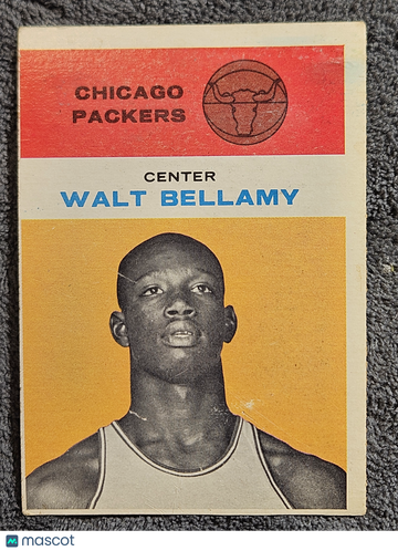 1961 Fleer Walt Bellamy #4 HOF Rookie RC
