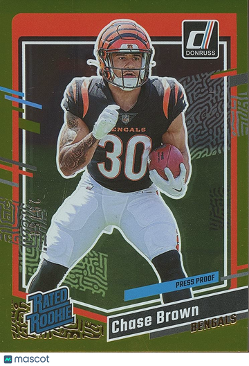 2023 Chase Brown Rookie Donruss