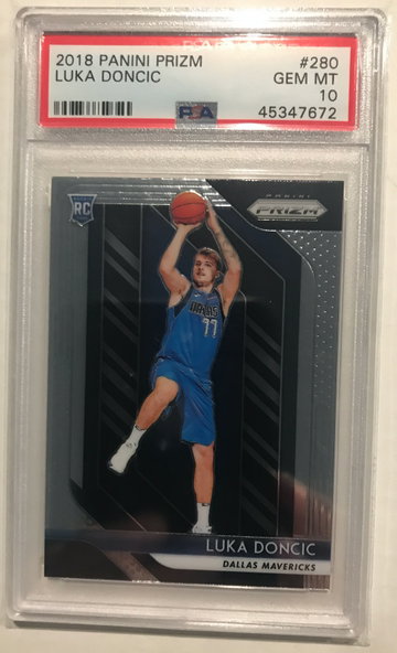 Luka Doncic 2018 Prizm Rookie PSA 10