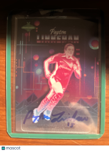 2024 Parkside NWSL Retro Series PAYTON LINNEHAN #23 Chrome Refractor Short Print Insert
