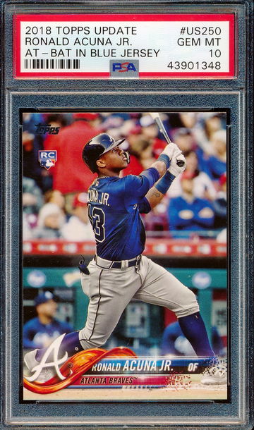 2018 Topps Update #US250 Ronald Acuna Jr RC PSA 10
