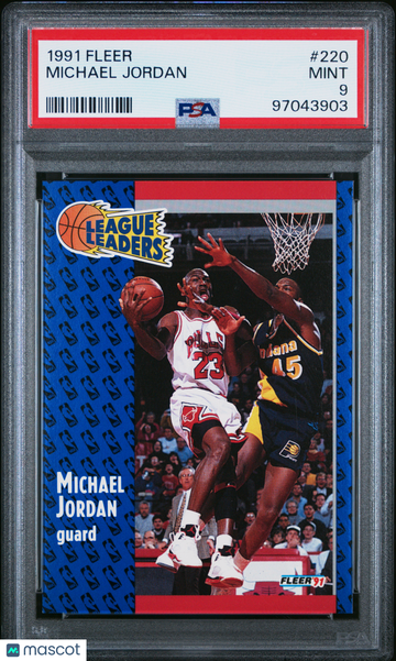 1991 Fleer Michael Jordan #220 PSA 9