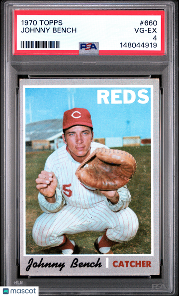 Johnny Bench 1970 Topps PSA 4
