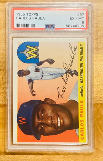 1955 Topps Carlos Paula #97 PSA 6