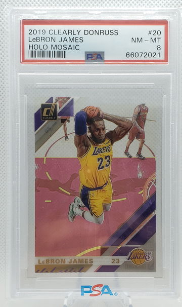 2019 Clearly Donruss Lebron James Holo Mosaic SSP 