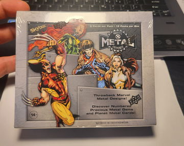 Sealed Marvel Metal Universe Box