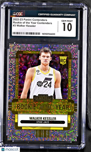 2022-23 Panini Contenders Walker Kessler #3 [Base] Rookie CGC 10