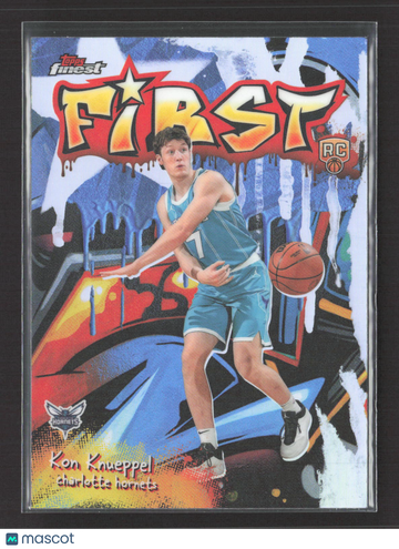2026 Topps Finest First Kon Knueppel #F-4 Refractor RC