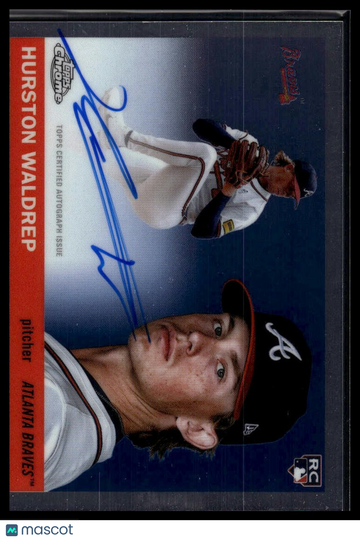 2025 Topps Chrome Platinum Hurston Waldrep #CPA-HW Chrome Platinum Autographs AU