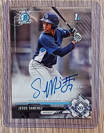 2017 Bowman Chrome Jesus Sanchez Base Auto