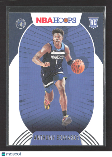 2020 Panini NBA Hoops Anthony Edwards #216 RC