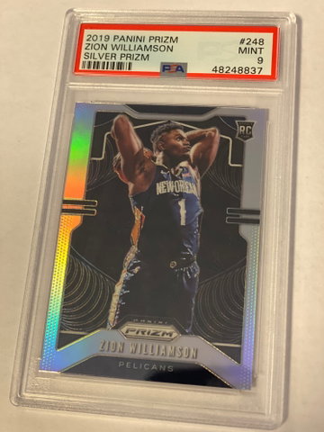 Zion Williamson Silver Prizm RC