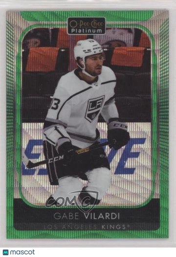2021-22 O-Pee-Chee Platinum - [Base] - Emerald Surge Gabe Vilardi #103 Emerald Surge 10/10