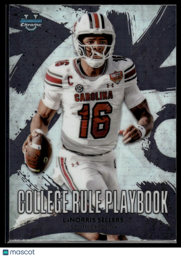 2025 Bowman University Chrome LaNorris Sellers #CRP-3 College Rule Playbook