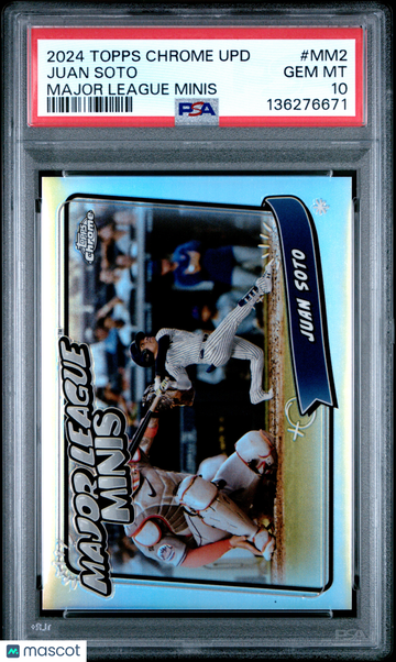 2024 Topps Chrome Update Major League Minis Juan Soto #MM2 PSA 10