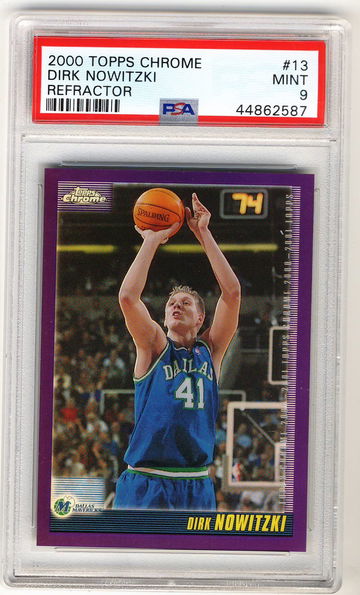2000 Topps Chrome Dirk Nowitzki
