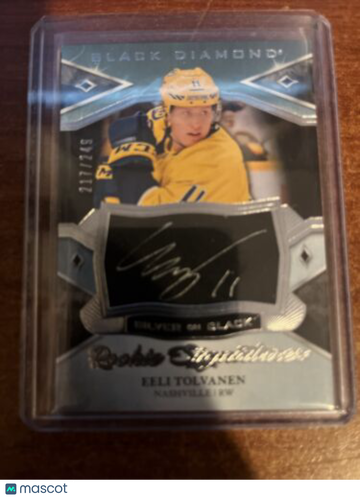 2018-19 Upper Deck Black Diamond Eeli Tolvanen Rookie