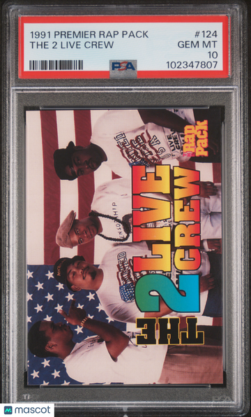 1991 Premier Rap Pack The 2 Live Crew #124 PSA 10