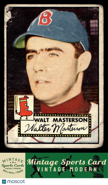 1952 Topps Walt Masterson #186