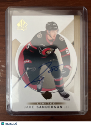 2024-25 SP Authentic - [Base] - Limited Autographs Jake Sanderson #50 Limited Autographs Short Print