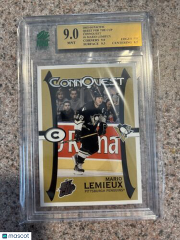 2003-04 Pacific Quest for the Cup Mario Lemieux MNT 9