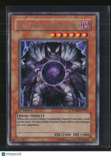 The Emperor of Darkness Structure Deck Caius the Shadow Monarch 1st Edition