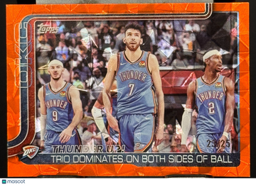 2025-26 Topps Flagship Basketball Shai Gilgeous-Alexander #288 Orange Holo Foil Parallel/Variety