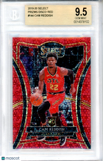 2019-20 Select Prizms Disco Red Cam Reddish #144 BGS 9.5