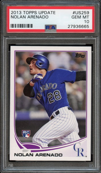 2013 Topps Update Nolan Arenado PSA 10
