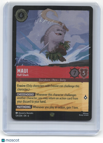 Azurite Sea Maui - Half-Shark Foil Legendary #124/204