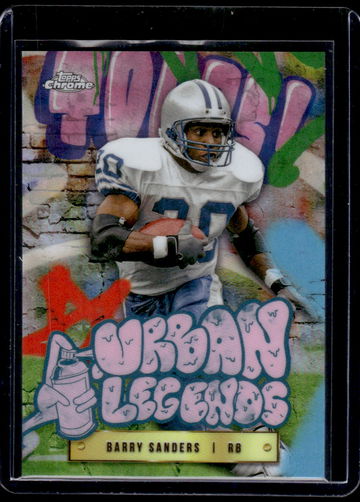2024 Topps Chrome Urban Legends Barry Sanders #UL-3