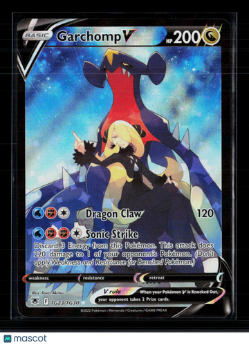 2022 Astral Radiance Garchomp V Holo Rare FA CSR #TG23/TG30