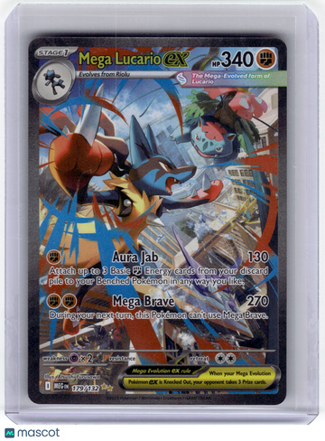 Mega Evolution Mega Lucario ex Holo Special Illustration Rare #179/132