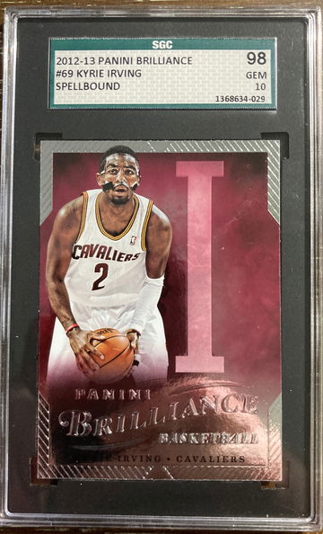 2012-13 Panini Brilliance Spellbound Kyrie Irving SGC 10 (98)