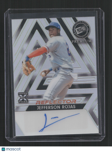 2024 Press Pass Premium Baseball Jefferson Rojas #BA-JR2 REFLECTOR /35 ,AU,SN,RC