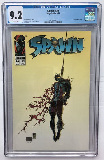 SPAWN #30 CGC 9.2 FREE S/H.