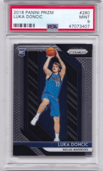 2018 Prizm Luka Doncic PSA 9 