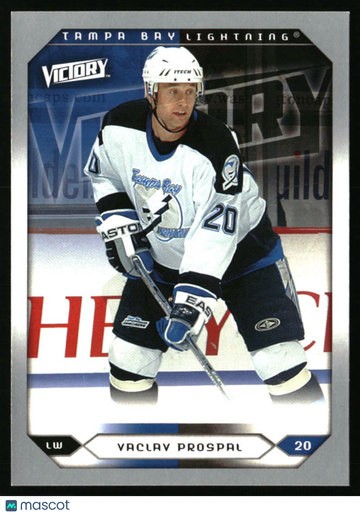 2005-06 Upper Deck Vaclav Prospal #245 2005-06 Upper Deck Victory Update Tampa Bay Lightning