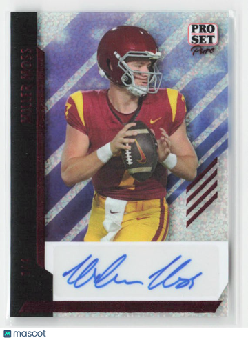 2024 Pro Set Pure Miller Moss #SD-MM1 RED GLITTER HOLO 1/4Sparkle /4 SN AU