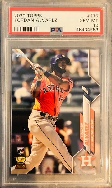 Yordan Alvarez Topps 2020 PSA 10 #276