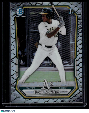 2026 Bowman Edgar Montero #BCP-139 Chrome Prospects Reptilian Refractor