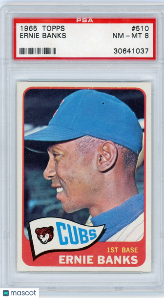1965 Topps Ernie Banks #510 PSA 8