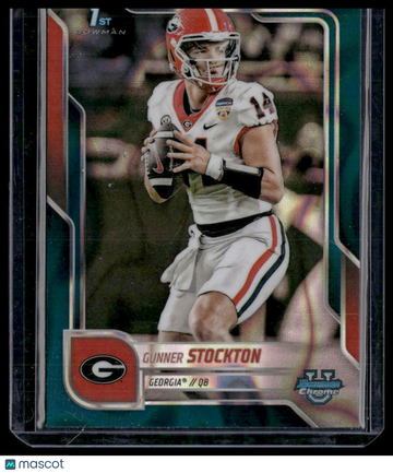 2025 Topps Bowman University Chrome Gunner Stockton #131 Teal Lava