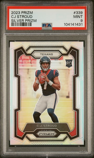 2023 Panini Prizm Silver CJ Stroud #339 PSA 9