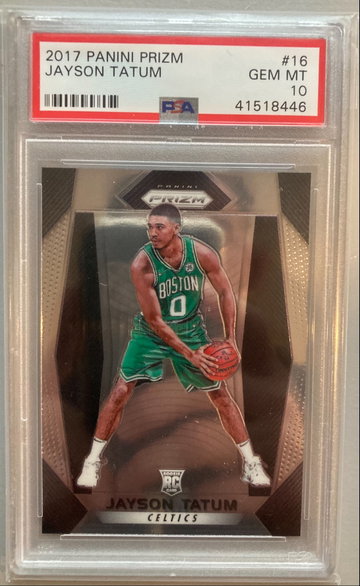 Jayson Tatum 2017 Panini Prizm Base PSA 10 #16