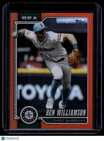 2026 Topps Ben Williamson #226 Orange Rainbow Foil SN