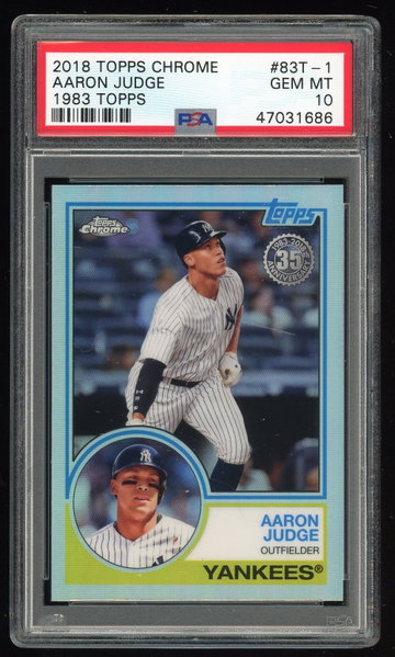 2018 Topps Chrome Aaron Judge