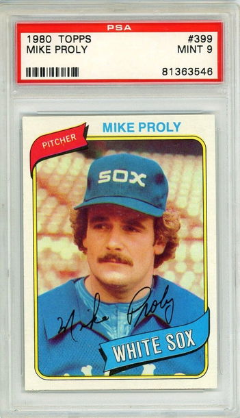 1980 Topps Mike Proly #399 PSA 9 P1320