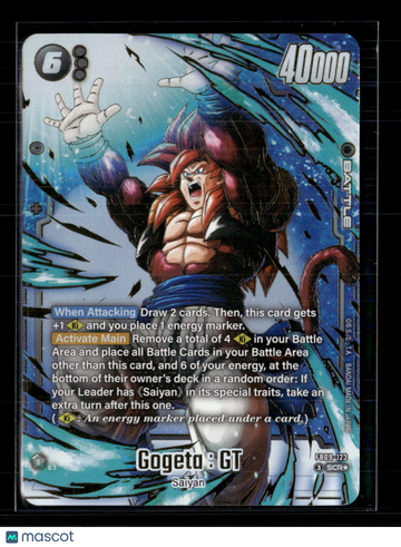 2024 Dragon Ball Super Fusion World Awakened Pulse Gogeta : GT Holo Secret Rare SCR