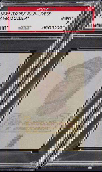 1966 Topps Rub-Offs #66 Ken McMullen PSA 9 MINT!